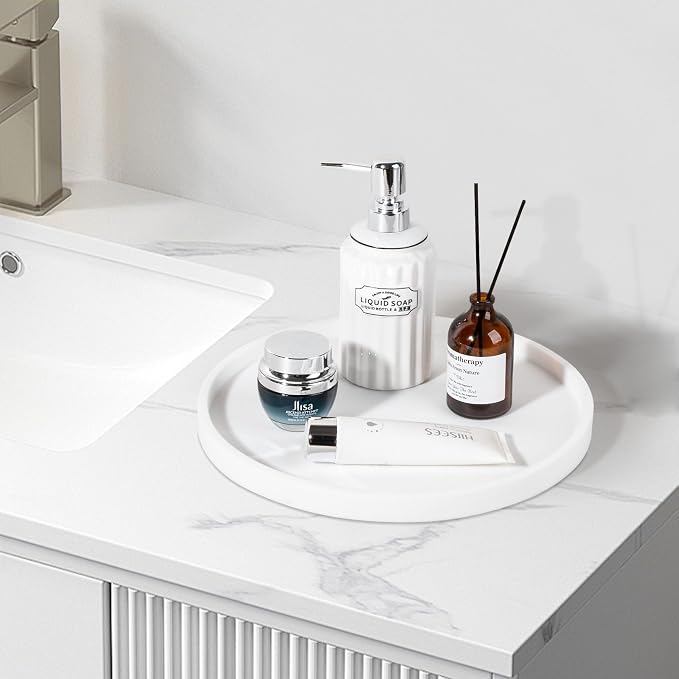 Silicone Bathroom Tray Coffee Table Decor Perfume Organizer, Waterproof - Image 2