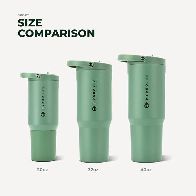 HydroJug Sport 32 oz Insulated Stainless Steel Water Bottle - Image 5