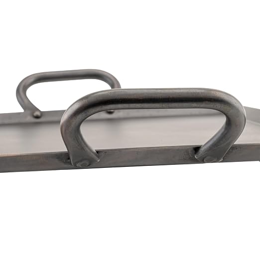 G.E.T. SSTPD-1612-ANT Heavy-Duty Metal Serving/Ottoman Tray - Image 2
