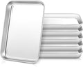HaWare Stainless Steel Kids Plates, 6-Piece Dinner Dish Set by HaWare