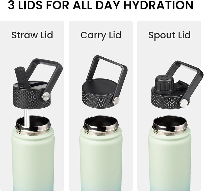 Konokyo 40 oz Insulated Stainless Steel Water Bottle - Image 4