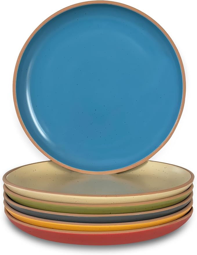 Mora Ceramic Artisan Matte Plates Set, 7.8 in by MORA