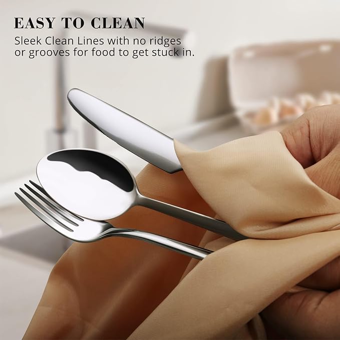 Silverware Set, 10 Piece Flatware Cutlery Set - Image 4