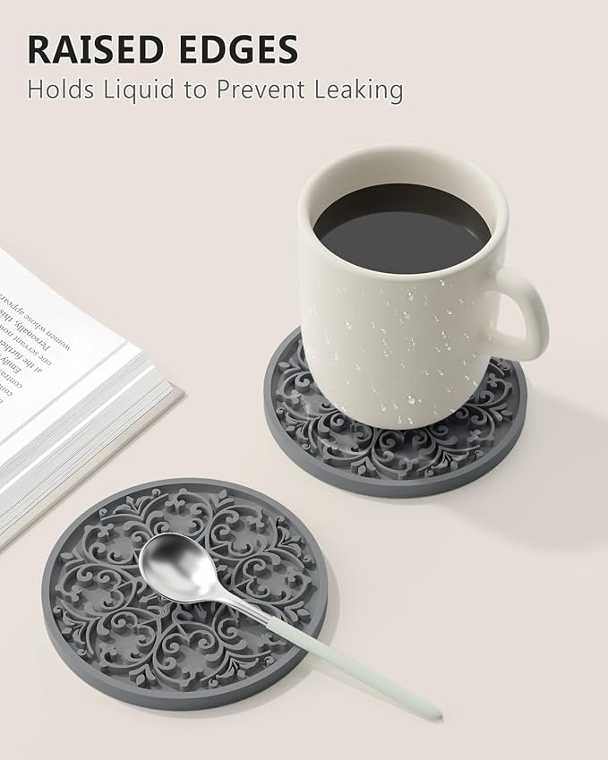 Drink Coasters, Coasters Set of 6 - Image 3