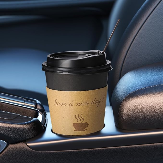 BYSNOW 100 pack 12 oz Disposable Coffee Cups - Image 6