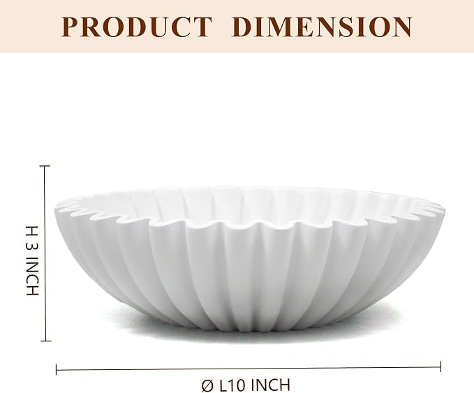 Large Decorative Bowl, Modern Handicraft Bowls - Image 2