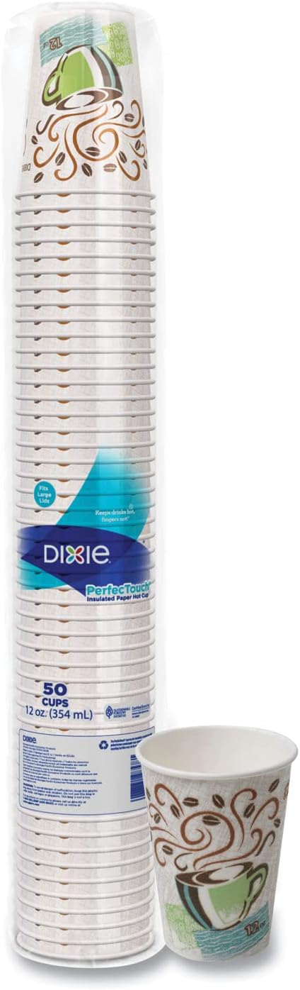 Dixie Hot Cups, Coffee Dreams Design by Unknown