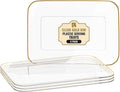 3 Pack Plastic Serving Trays for Party by R-KAY