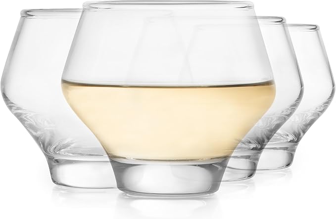 Libbey Mezcal All Purpose Spirits Glasses Set of 4, Stemless Stackable Cocktail - Image 7