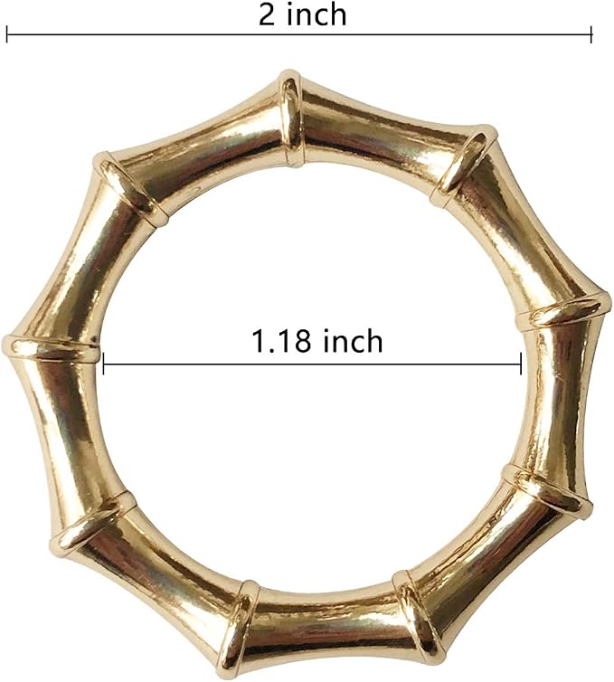 Napkin Rings Set of 12, Family Dinner, Thanksgiving, and Party - Image 6