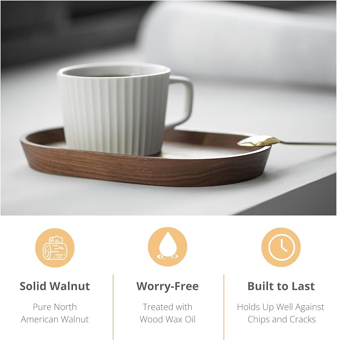 Vandroop Mini Serving Trays for Parties, Small Decorative Tray for Tea＆Coffee - Image 5