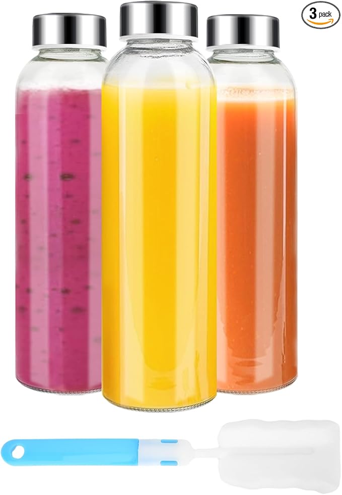 Luxfuel Clear Glass Bottles by Luxfuel