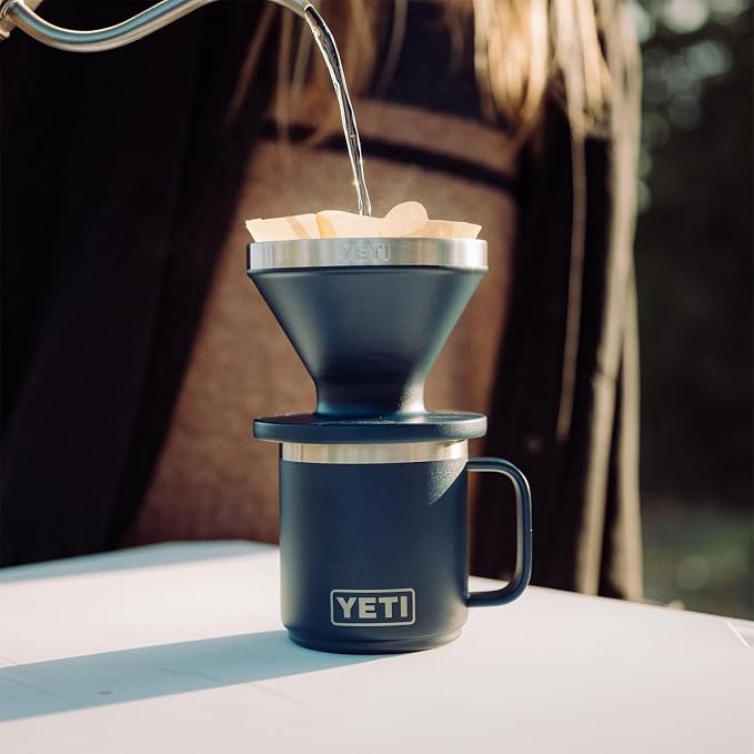 YETI Rambler 10 oz Ceramic Lined Stackable Mug, Vacuum Insulated, Stainless - Image 6