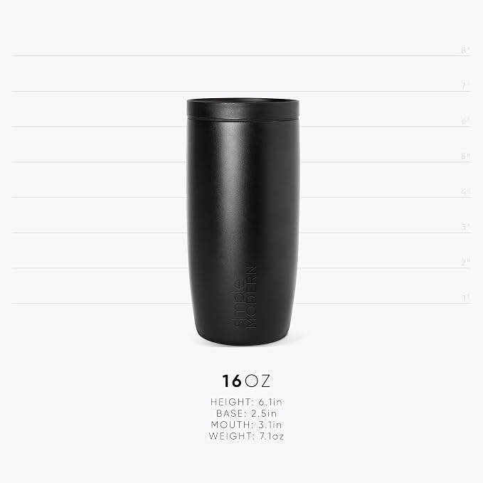 Simple Modern Halloween Travel Coffee Mug 360° Lid | 16oz | White | Voyager - Image 10