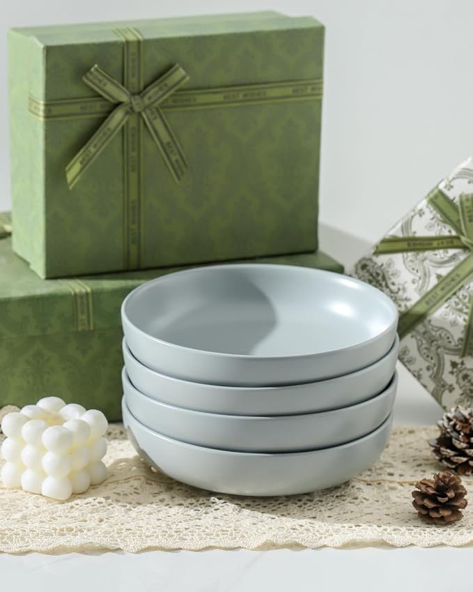 Pasta Bowl, 34oz Bowl Plate, Dinner Bowls, Ceramic Salad Bowl - Image 7