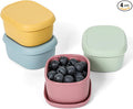 4 pcs 7 oz Silicone Snack Containers by AOEDEO
