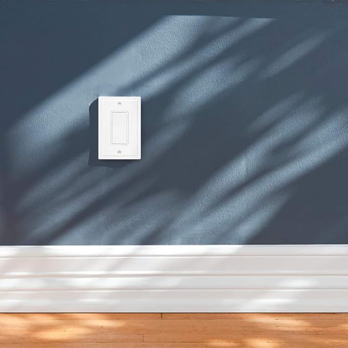Modern Edge Decorative Wall Plate Switch Plate Outlet Cover, Durable Solid Zinc - Image 3