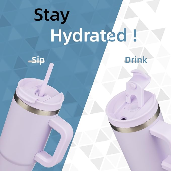 Konokyo 30 oz Insulated Tumbler Water Bottle - Image 2