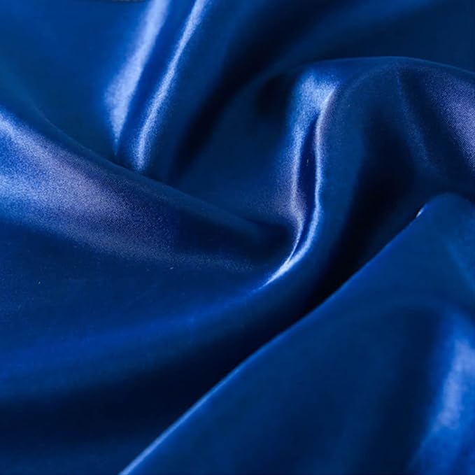 Royal Blue Satin Table Runner 12x108 Inches, 15 Pack | Silk and Smooth Fabric - Image 5