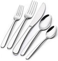 60-Piece Silverware Set for 12, Wildone Premium Stainless Steel Flatware Set by Wildone
