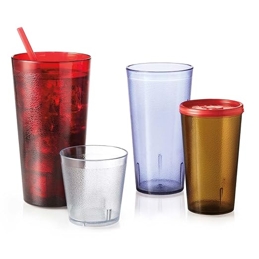 GET 24 oz Clear Plastic Tumbler | Dishwasher safe, Shatterproof, Restaurant - Image 5