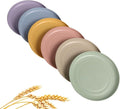 CAMBUY Wheat Straw Plates 6 Pack 5.9 Inch Small Appetizer Plate Set | by CAMBUY