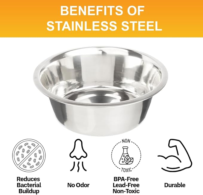 Neater Pet Brands 7 Cup Stainless Steel Dog Bowls, 1 Single Neater Feeder - Image 5