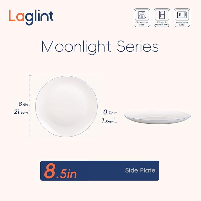8.5 Inch Salad Plate Set of 6, fruit and daily dining - Image 5