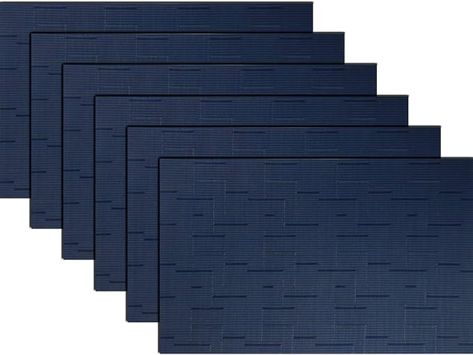 PIGCHCY Placemats, Washable Durable Durable Woven Vinyl Placemats by PIGCHCY