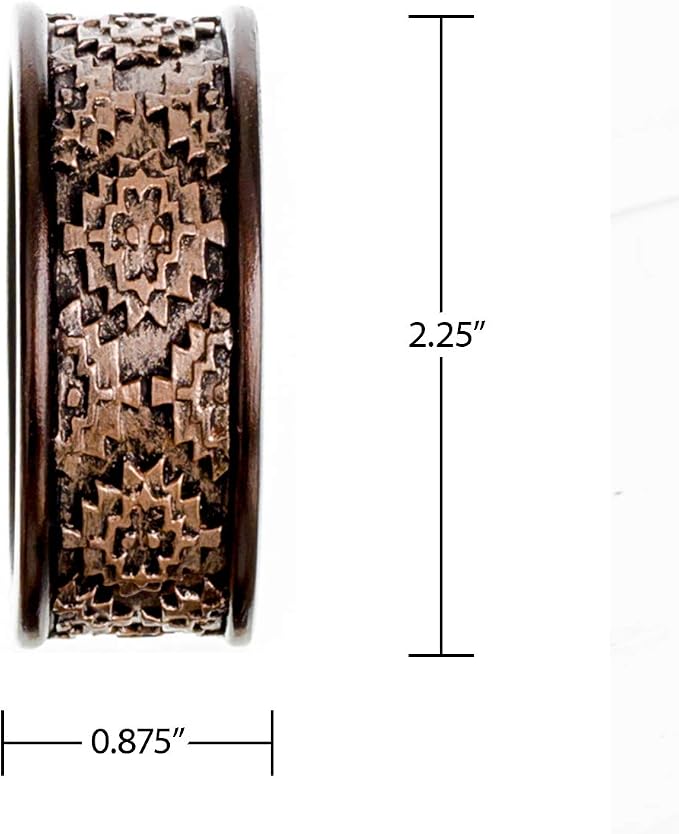 Creative Scents Dublin Brown Napkin Rings Set of 6 - Image 3