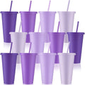 Skylety 12 Pcs Purple Plastic Cups by Skylety