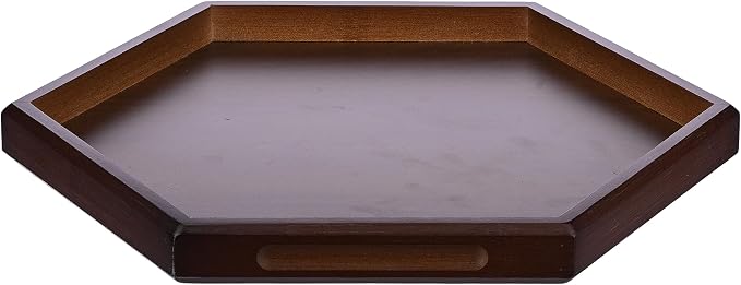 Hexagon Serving Trays & Platters, 11.8" Charcuterie Platter, Cafeteria Trays - Image 3