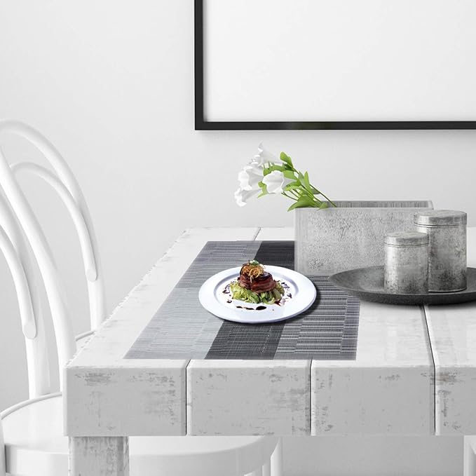 PIGCHCY Placemats, Washable Durable Woven Vinyl Placemats - Image 8