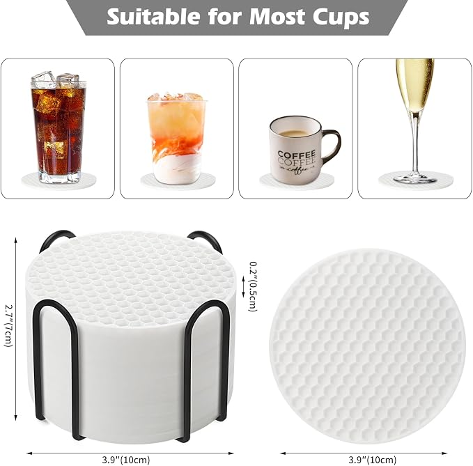 TWTLi Silicone Coasters Set of 12 - Image 5