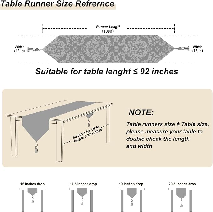 Exquisite Red Table Runner Large 108 Inch Vintage European Floral Chenille | - Image 2