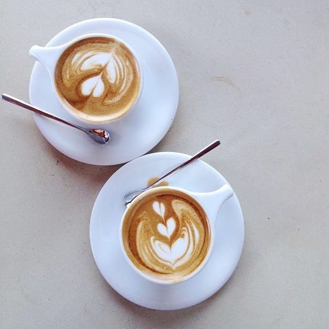 notNeutral Lino Porcelain Cup & Saucer Double Cappuccino 6 oz - Image 5