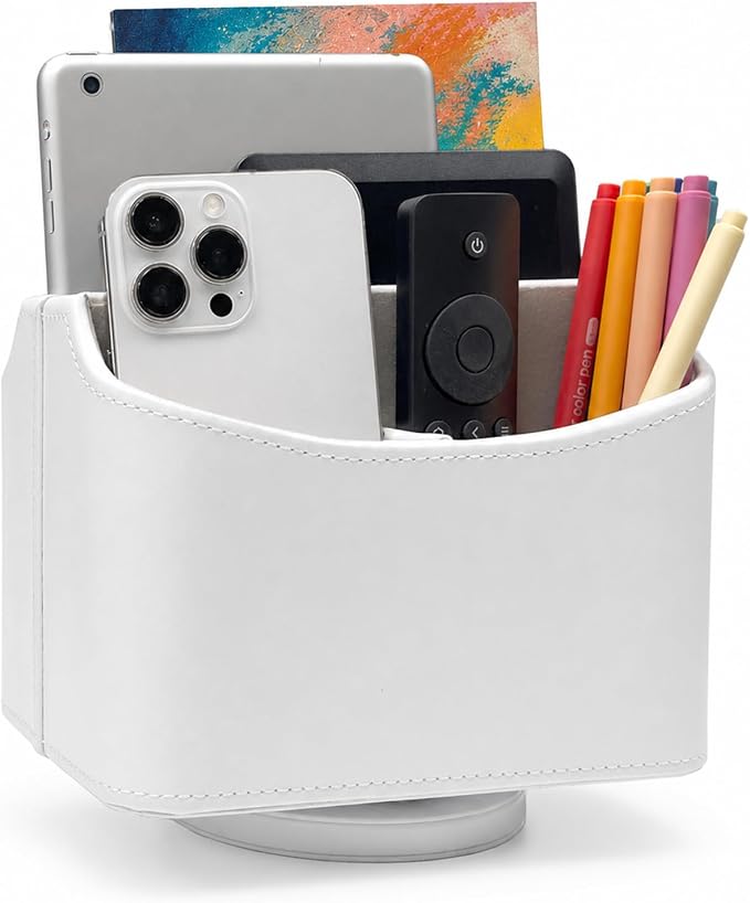 UnionBasic Rotating Desk Organizer, 360 Desk Spinning Caddy, Desktop TV by UnionBasic