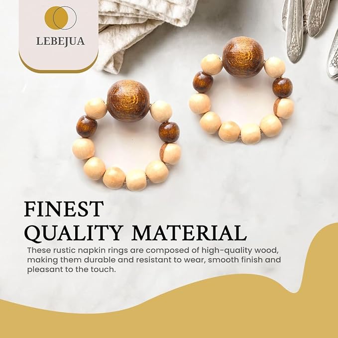 Napkin Rings Set of 6 - Image 3