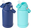 Kerilyn 12oz Kids Water Bottle 2 Pack, Stainless Steel Insulated Water Bottle by Kerilyn