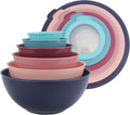 COOK WITH COLOR Mixing Bowls with TPR Lids by CookwithColor