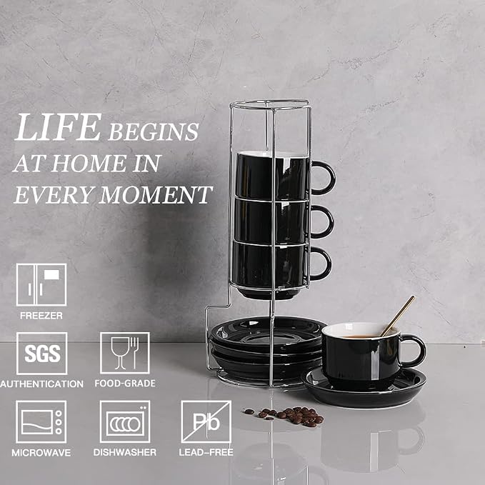 Sweejar Ceramic Espresso Cups - Image 2