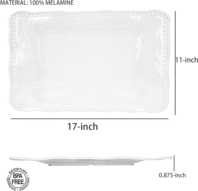 Melamine Trays, 17-inch Serving Trays and Platters - Image 2