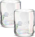 SiliFine Icon Juice Glasses, 14oz Stemless Wine Drinking Juice Glass Cup by SiliFine
