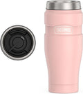 THERMOS Stainless King Stainless Steel Tumbler, Matte Pink | Vacuum-Insulated by Thermos