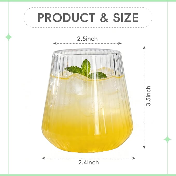 N9R 40PCS Plastic Wine Glasses Disposable, 14 oz Cocktail & Spritz Glasses | - Image 2
