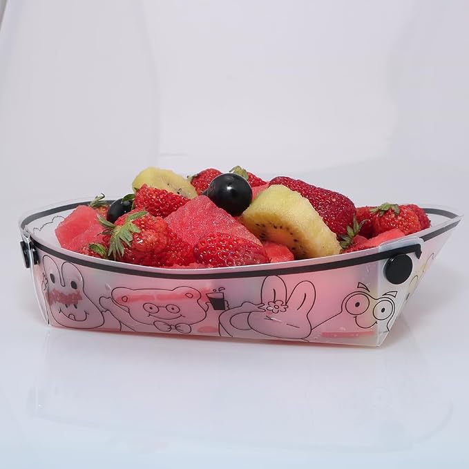 9-Piece Collapsible Tableware Set Bowls Cups Plates | Foldable Salad Bowl - Image 7