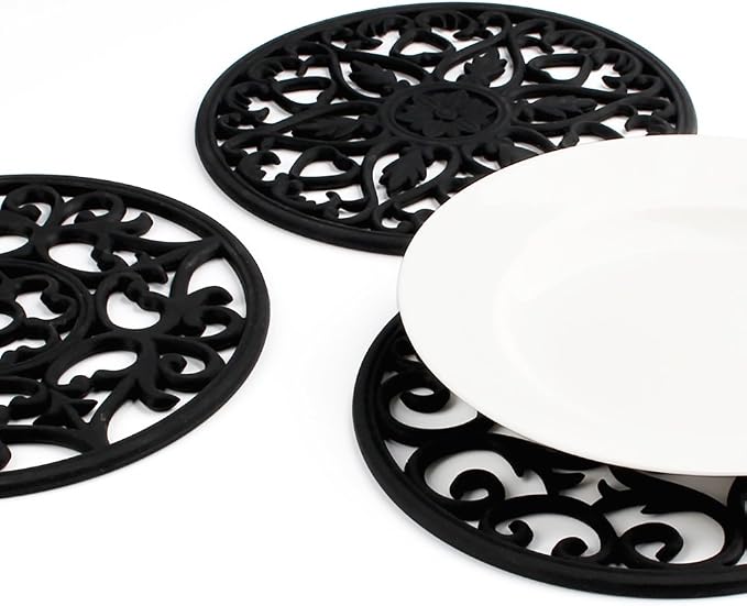 ME.FAN Trivets for Dishes/Pots/Pans, Flexible/Durable/Non Slip Hot Pads to - Image 2
