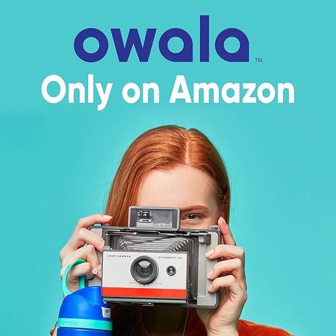 Owala FreeSip Stainless Steel Water Bottle 24 oz Iced Breeze - Image 6