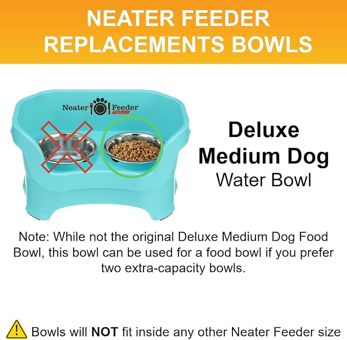 Neater Pet Brands 5 Cup Stainless Steel Dog Bowls, Dog Food Bowl & Water Bowl - Image 4