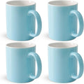 12 oz Cup, Plain Gloss Light Blue Ceramic Coffee Mug by Momugs
